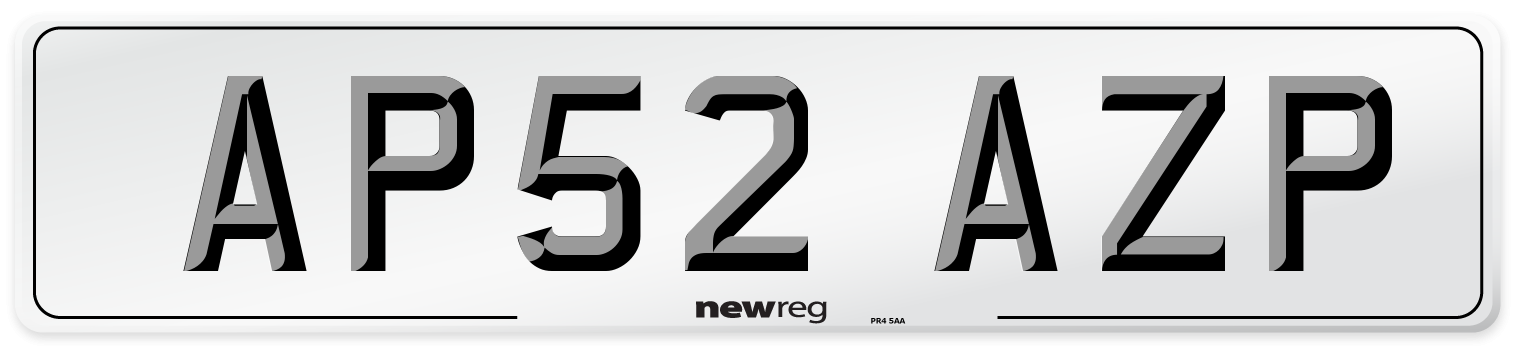 AP52 AZP Number Plate from New Reg